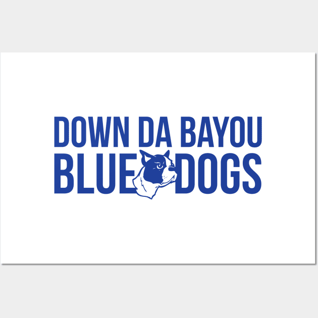 Down Da Bayou Blue Dogs Wall Art by yallcatchinunlimited